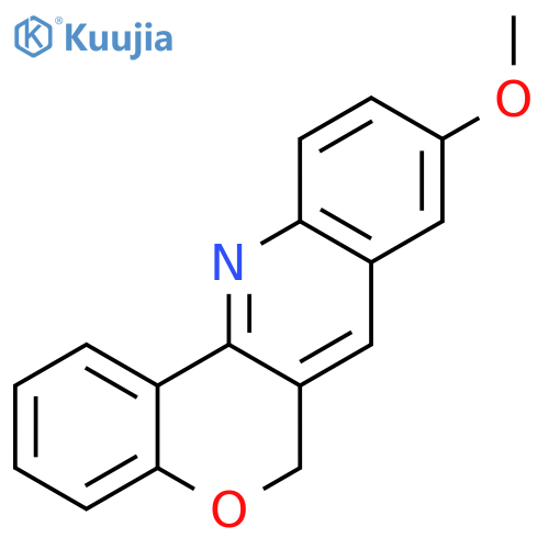 6H-[1]BENZOPYRANO[4,3-B]QUINOLINE, 9-METHOXY- structure