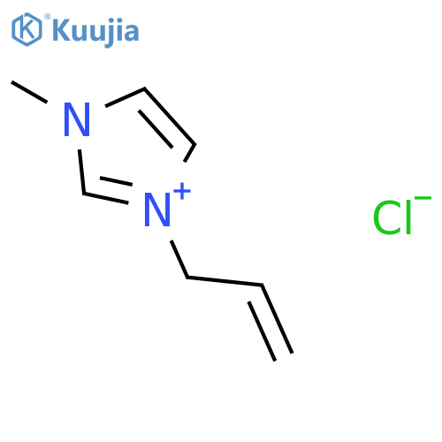 1-Allyl-3-methylimidazolium chloride structure