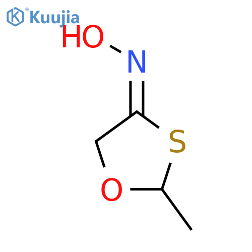 1,3-OXATHIOLAN-4-ONE, 2-METHYL-, OXIME, (E)- structure