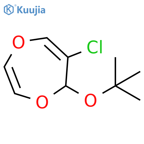 5H-1,4-Dioxepin, 6-chloro-5-(1,1-dimethylethoxy)- structure