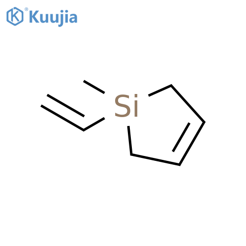 Silacyclopent-3-ene, 1-ethenyl-1-methyl- structure