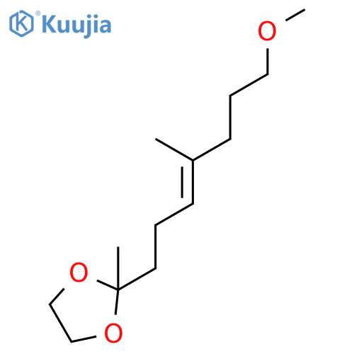 1,3-DIOXOLANE, 2-(7-METHOXY-4-METHYL-3-HEPTENYL)-2-METHYL- structure
