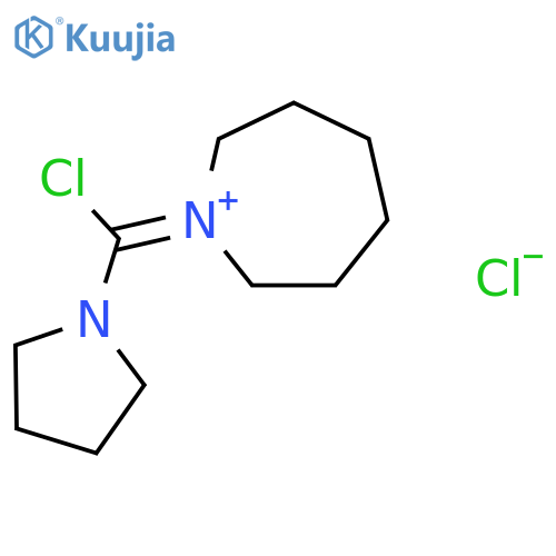 1H-AZEPINIUM, 1-(CHLORO-1-PYRROLIDINYLMETHYLENE)HEXAHYDRO-, CHLORIDE structure