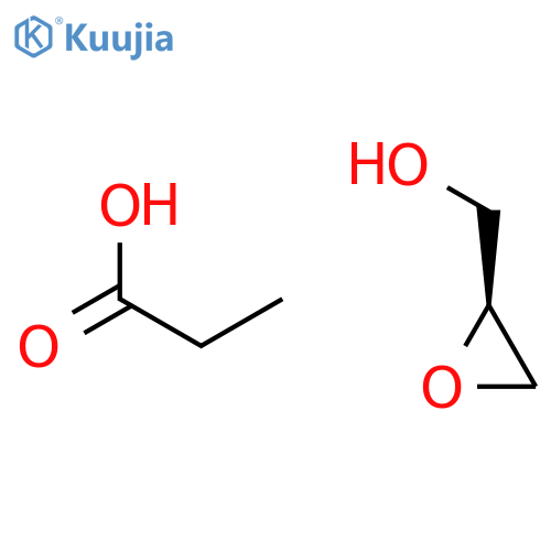 Oxiranemethanol, propanoate, (S)- structure