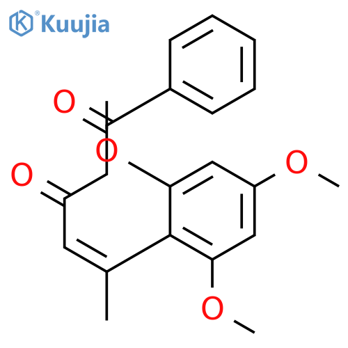4-Hexene-1,3-dione, 1-phenyl-5-(2,4,6-trimethoxyphenyl)-, (Z)- structure
