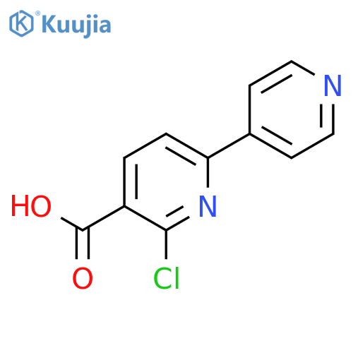 [2,4'-BIPYRIDINE]-5-CARBOXYLIC ACID, 6-CHLORO- structure