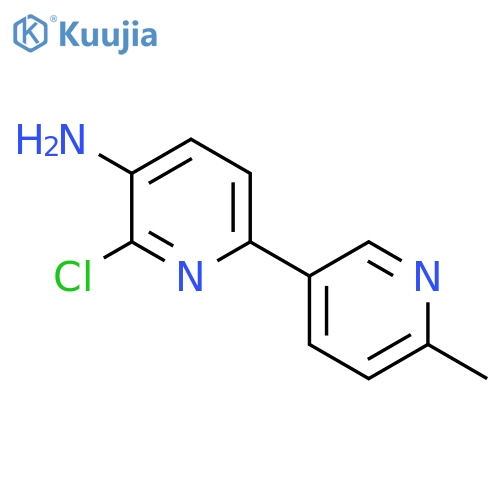 [2,3'-Bipyridin]-5-amine, 6-chloro-6'-methyl- structure