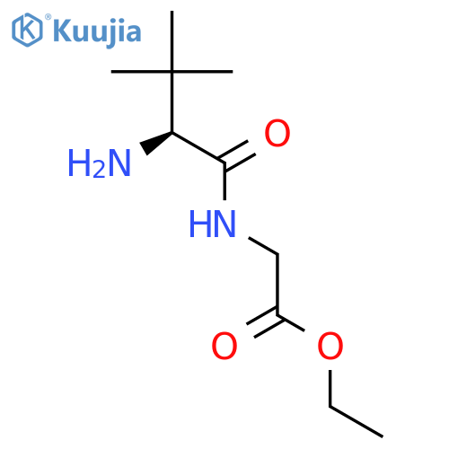 Glycine, N-(3-methyl-L-valyl)-, ethyl ester structure