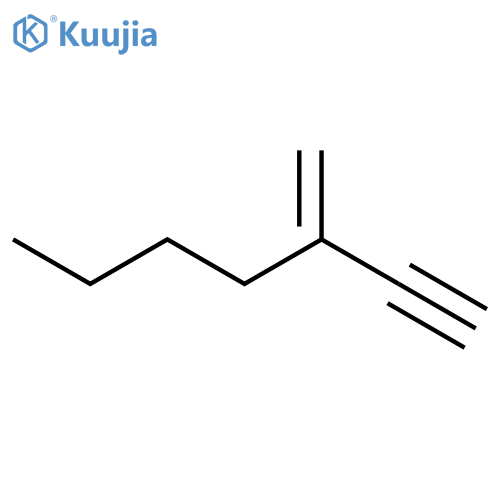 1-HEPTYNE, 3-METHYLENE- structure