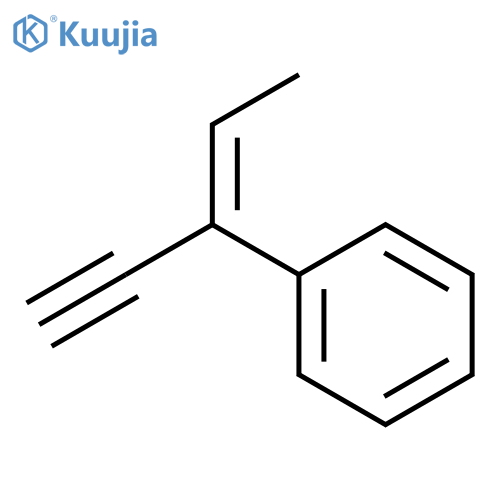 Benzene, [(1E)-1-ethynyl-1-propen-1-yl]- structure