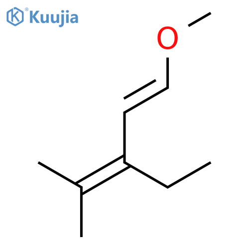1,3-Pentadiene, 3-ethyl-1-methoxy-4-methyl-, (E)- structure