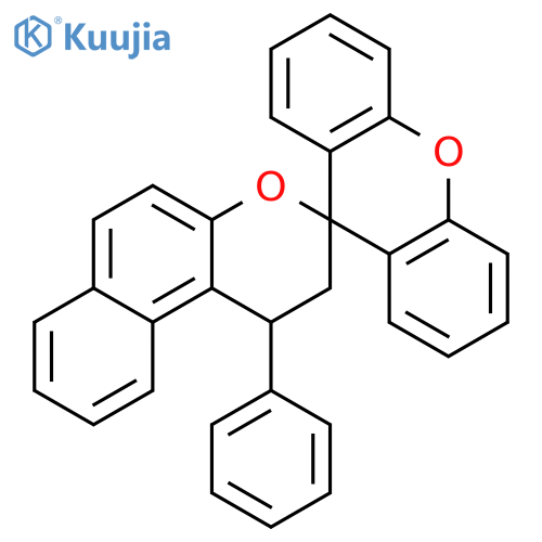 1-Phenyl-1,2-dihydrospiro[naphtho[2,1-B]pyran-3,9'-xanthene] structure