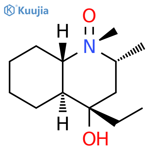 4(axial)-Ethyl-1,2(equatorial)-dimethyl-trans-decahydroquinol-4-ol,N-o xide structure
