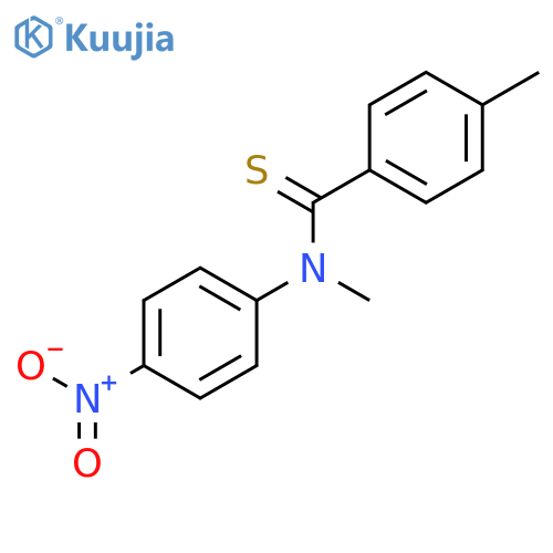 Benzenecarbothioamide, N,4-dimethyl-N-(4-nitrophenyl)- structure