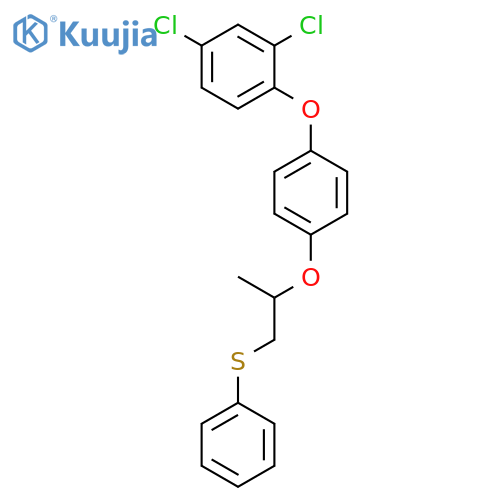 Benzene, 2,4-dichloro-1-[4-[1-methyl-2-(phenylthio)ethoxy]phenoxy]- structure