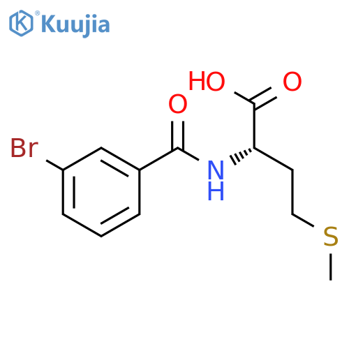 Methionine, N-(3-bromobenzoyl)- structure