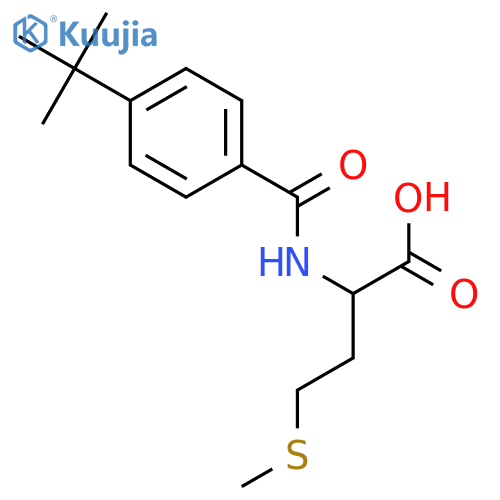 2-(4-tert-Butylphenyl)formamido-4-(methylsulfanyl)butanoic Acid structure