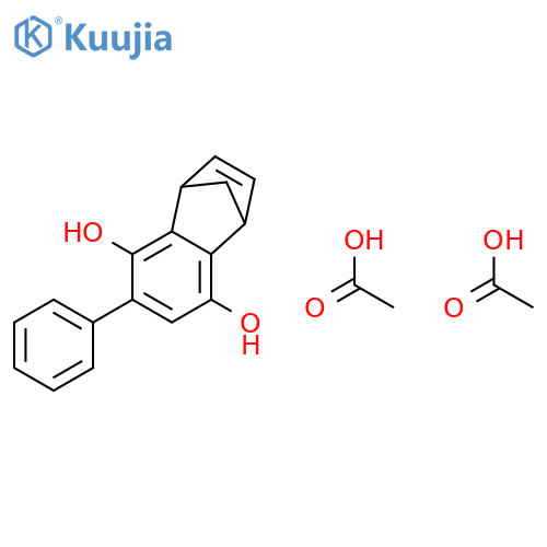 1,4-METHANONAPHTHALENE-5,8-DIOL, 1,4-DIHYDRO-6-PHENYL-, DIACETATE structure