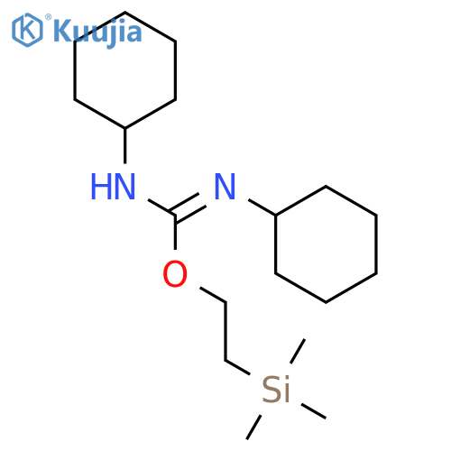 CARBAMIMIDIC ACID, N,N'-DICYCLOHEXYL-, 2-(TRIMETHYLSILYL)ETHYL ESTER structure