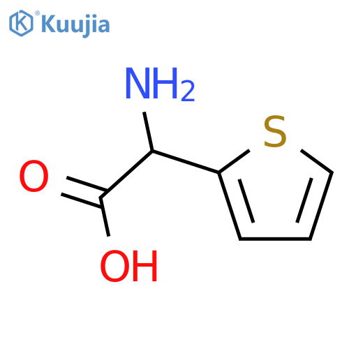 (2R)-2-amino-2-(2-thienyl)acetic acid structure