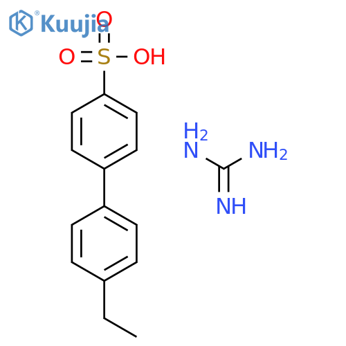 [1,1'-Biphenyl]-4-sulfonic acid, 4'-ethyl-, compd. with guanidine (1:1) structure