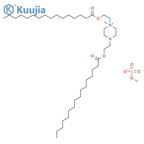 2-[4-(2-hexadecanoyloxyethyl)-4-methyl-2,3,5,6-tetrahydropyrazin-1-yl]ethyl hexadecanoate; methanesulfonate structure