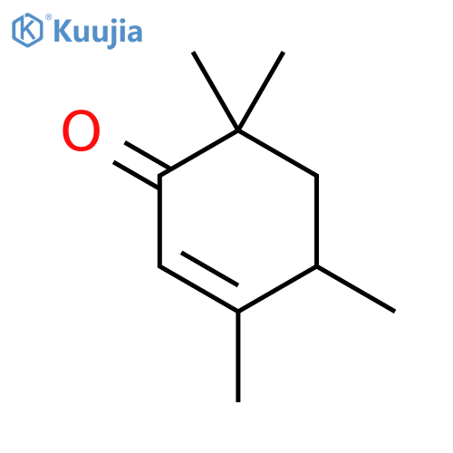 2-Cyclohexen-1-one, 3,4,6,6-tetramethyl- structure