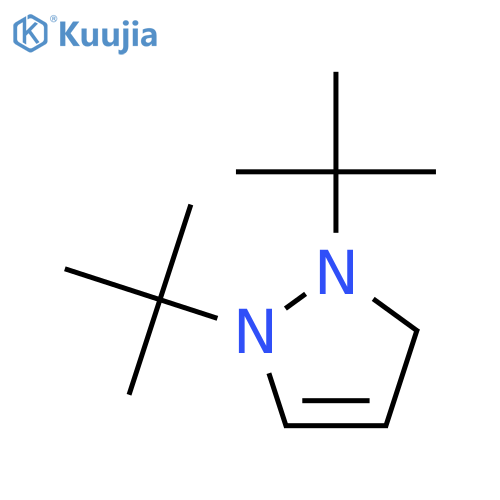 1H-Pyrazole, 1,2-bis(1,1-dimethylethyl)-2,3-dihydro- structure