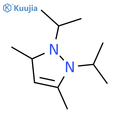 1H-Pyrazole, 2,3-dihydro-3,5-dimethyl-1,2-bis(1-methylethyl)- structure