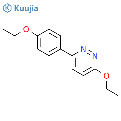 Pyridazine, 3-ethoxy-6-(4-ethoxyphenyl)- structure