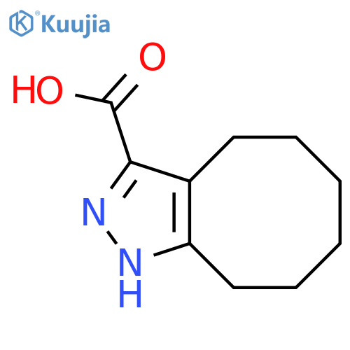 1H,4H,5H,6H,7H,8H,9H-cyclooctacpyrazole-3-carboxylic acid structure