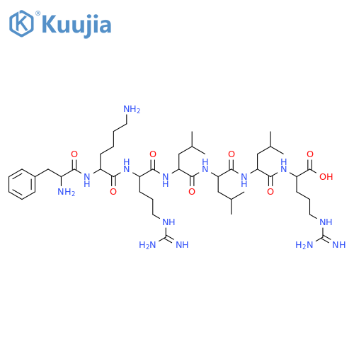 L-Arginine, L-phenylalanyl-L-lysyl-L-arginyl-L-leucyl-L-leucyl-L-leucyl- structure