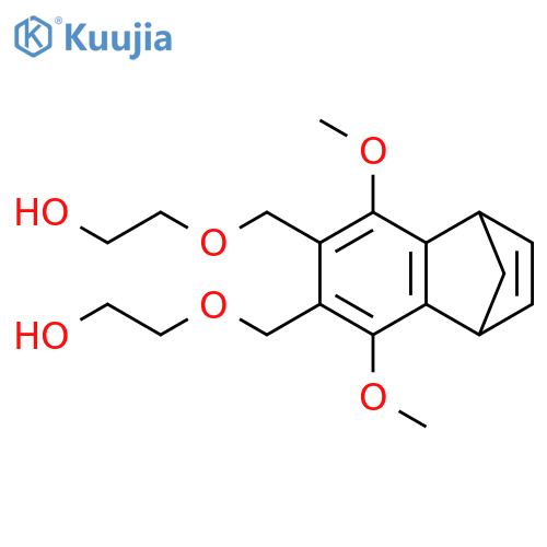 Ethanol,2,2'-[(1,4-dihydro-5,8-dimethoxy-1,4-methanonaphthalene-6,7-diyl)bis(methyleneoxy)]bis- structure