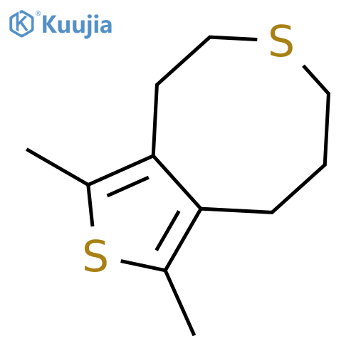 7H-THIENO[3,4-D]THIOCIN, 4,5,8,9-TETRAHYDRO-1,3-DIMETHYL- structure