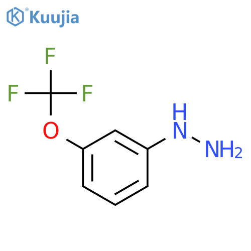 1-(3-(Trifluoromethoxy)phenyl)hydrazine structure