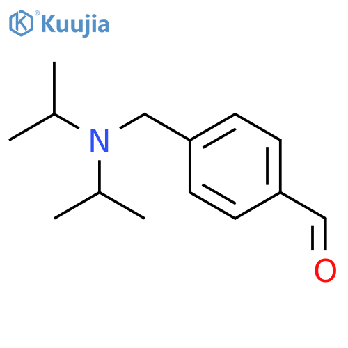 4-{[bis(propan-2-yl)amino]methyl}benzaldehyde structure