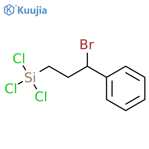 (3-Bromo-3-phenylpropyl)(trichloro)silane structure