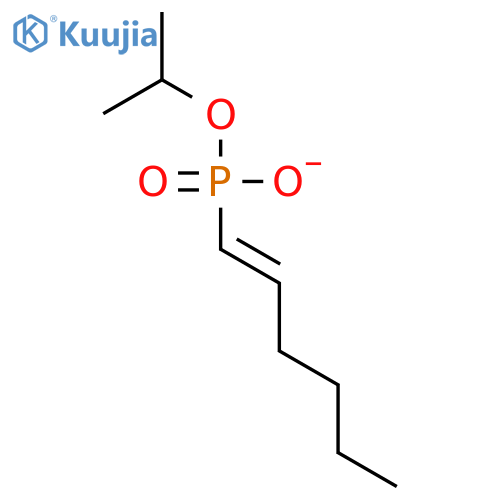 Phosphonic acid, 1-hexenyl-, mono(1-methylethyl) ester structure