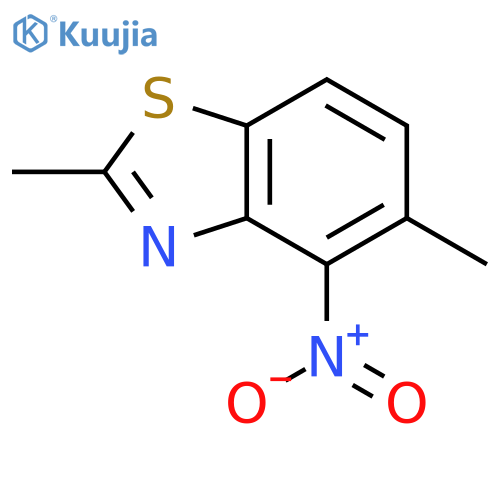 2,5-Dimethyl-4-nitrobenzo[d]thiazole structure