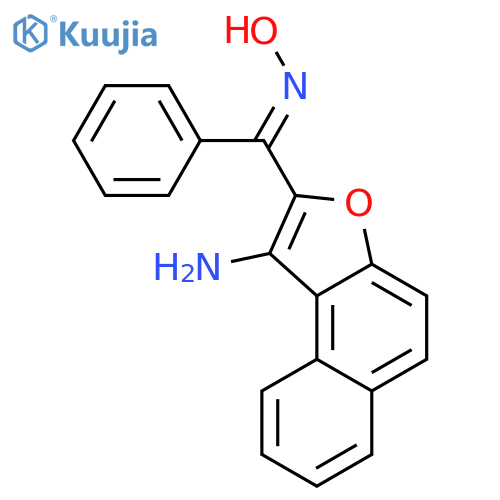 METHANONE, (1-AMINONAPHTHO[2,1-B]FURAN-2-YL)PHENYL-, OXIME structure