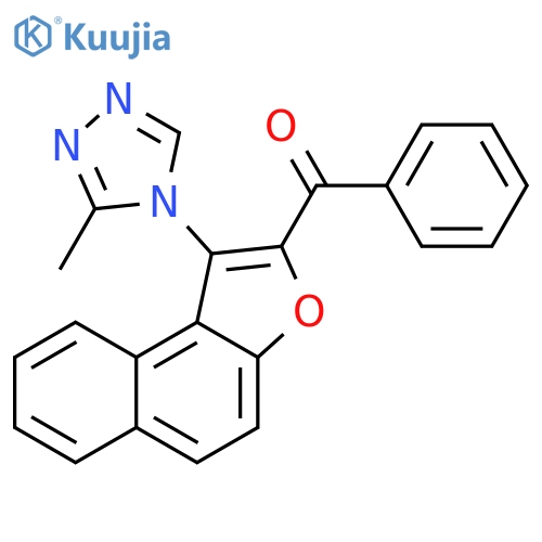 Methanone,[1-(3-methyl-4H-1,2,4-triazol-4-yl)naphtho[2,1-b]furan-2-yl]phenyl- structure