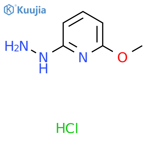 1-(6-Methoxypyridin-2-yl)hydrazine Hydrochloride structure