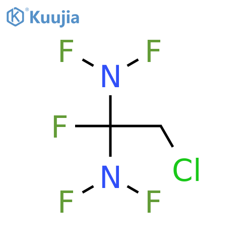 1,1-Ethanediamine, 2-chloro-N,N,N',N',1-pentafluoro- structure