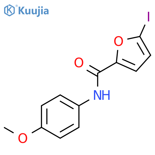 5-iodo-N-(4-methoxyphenyl)furan-2-carboxamide structure