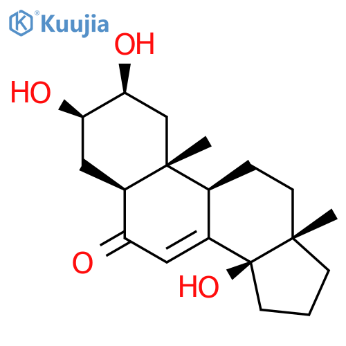 Androst-7-en-6-one, 2,3,14-trihydroxy-, (2b,3b,5a,14b)- structure
