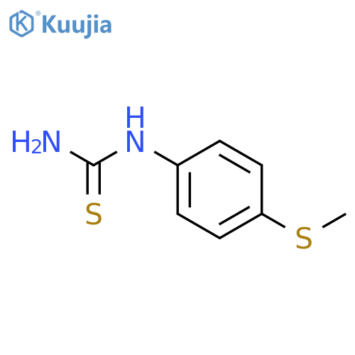 4-(methylsulfanyl)phenylthiourea structure