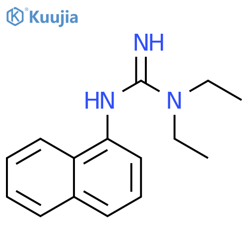 Guanidine, N,N-diethyl-N'-1-naphthalenyl- structure