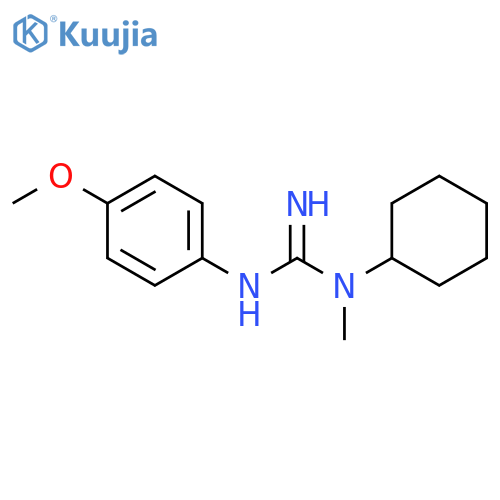 Guanidine, N-cyclohexyl-N'-(4-methoxyphenyl)-N-methyl- structure