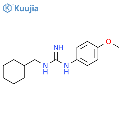 Guanidine, N-(cyclohexylmethyl)-N'-(4-methoxyphenyl)- structure