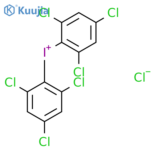 IODONIUM, BIS(2,4,6-TRICHLOROPHENYL)-, CHLORIDE structure